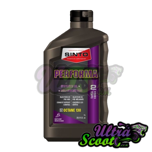 Sinto Oil 2T 100% Synthetic 1L Grape Smell│Octane Boost