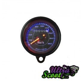 Speedometer Black & Blue light MS24 